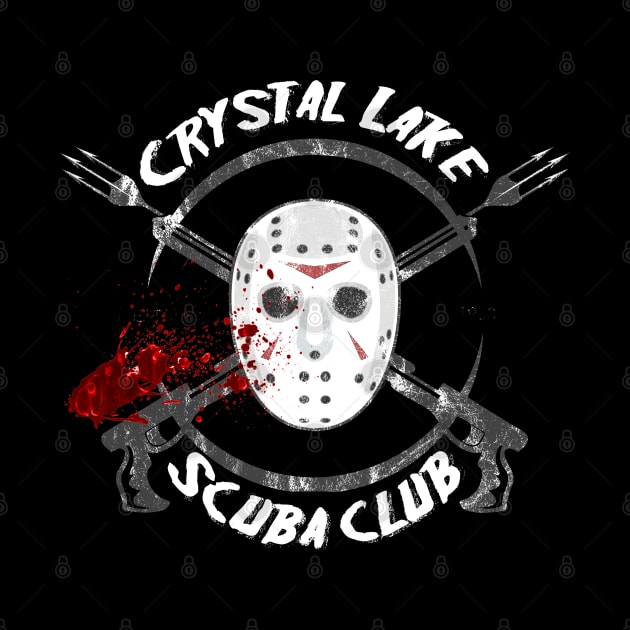 Friday the 13th - Crystal Lake Scuba Club - Splatter Variant by millerdna