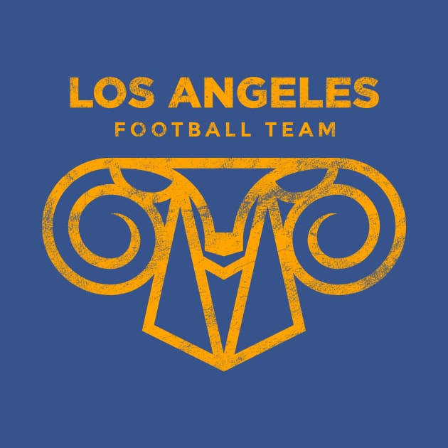 Cool Modern Rams Logo, Los Angeles Sunday Football Tailgate by BooTeeQue