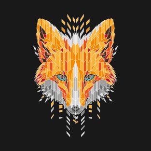 Geometrical Red Fox T-Shirt