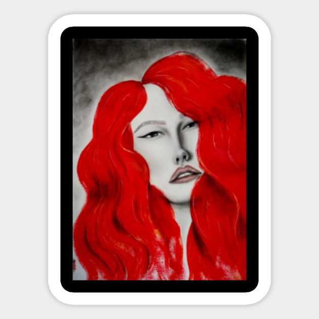 Hand Painted Handmade By Artist Sketch Lady Pencil Art Lady