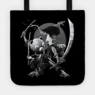 Black ' N White Samurai Tote