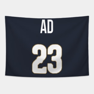 Anthony Davis 'AD' Nickname Jersey - New Orleans Pelicans Tapestry