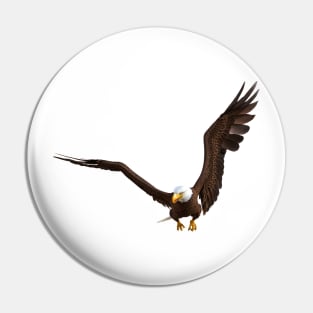 American bald Eagle Pin