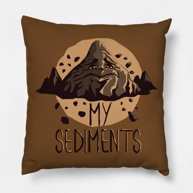 My Sediments Pillow by QueDesenhoLegal