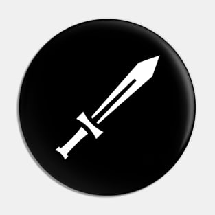 Sword White Pin