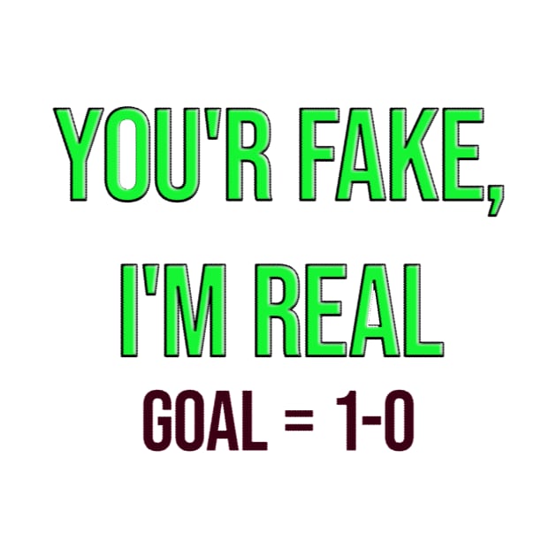 you'r fake, i'm real 'Hero by Esus Store