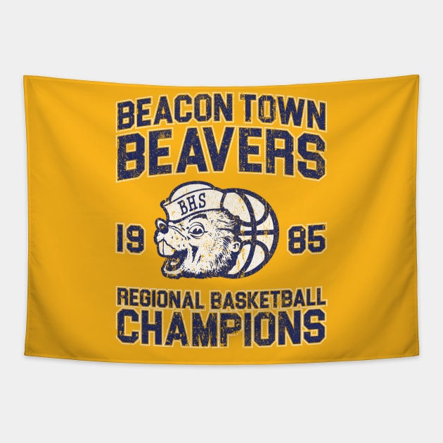 Beacon Town High School Beavers Basketball - Teen Wolf Tapestry by huckblade