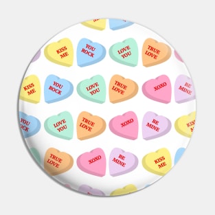 Conversation Hearts Pin