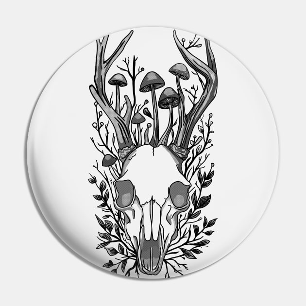 Reclaimed by Nature Pin by Rotten Apple