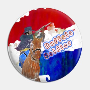 Buffalo Soldier Pin