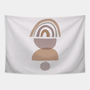 Balance Rainbow In Neutral Colors Tapestry