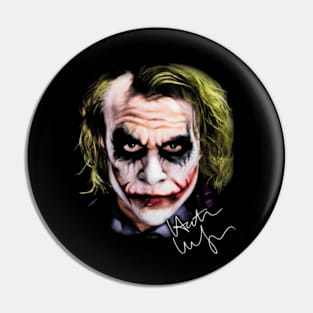 Joker Big Face Signature Pin