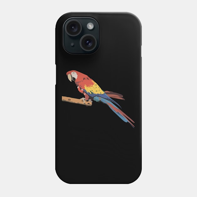 Macaw Parrot Phone Case by NorseTech