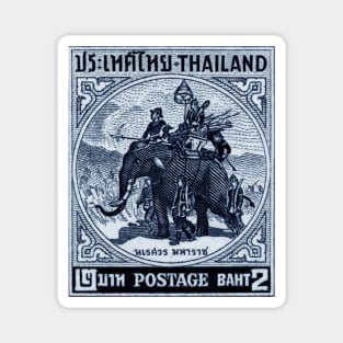 1955 Thailand War Elephant Magnet