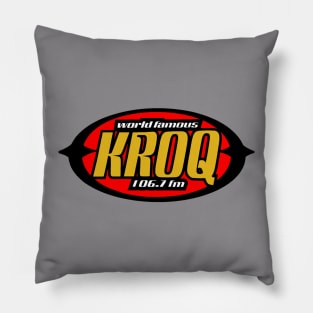 90s World Famous KROQ Fm Pillow