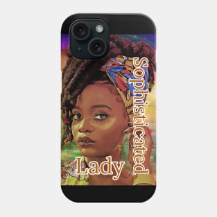 Sophisticated Lady - Colored & Classy - Beautiful African Woman Phone Case