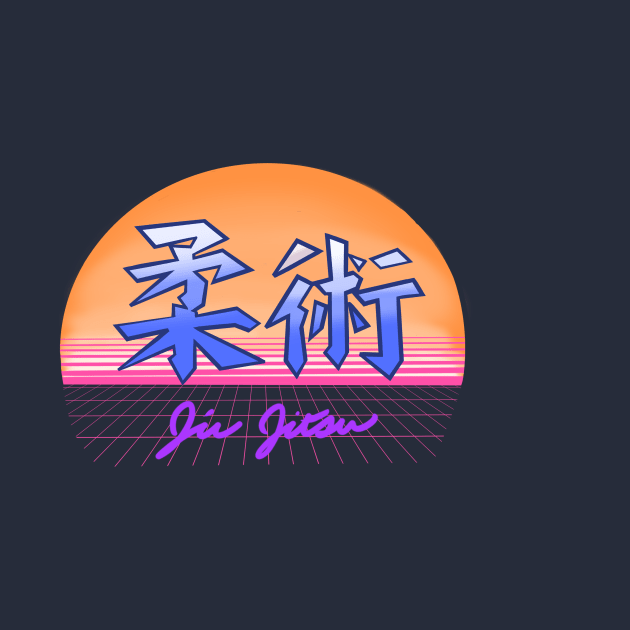 Jiu Jitsu Vaporwave by cmurdurr