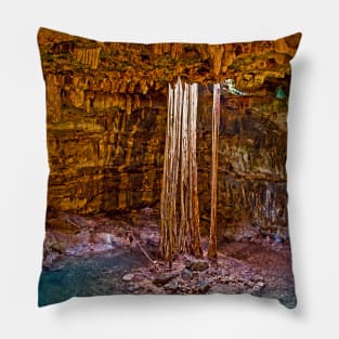 Cenote Sammula. Yucatan. Mexico Pillow