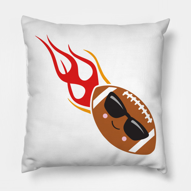 fire emoji pillow