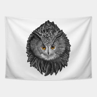 Majestic Night Bird - Eagle Owl Tapestry