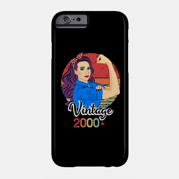 20th Birthday Vintage 2000 20 Year Old Bday 20th Birthday Gift Phone Case Teepublic