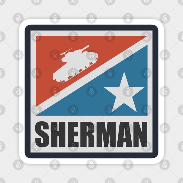 M4 Sherman Tank Magnet by TCP