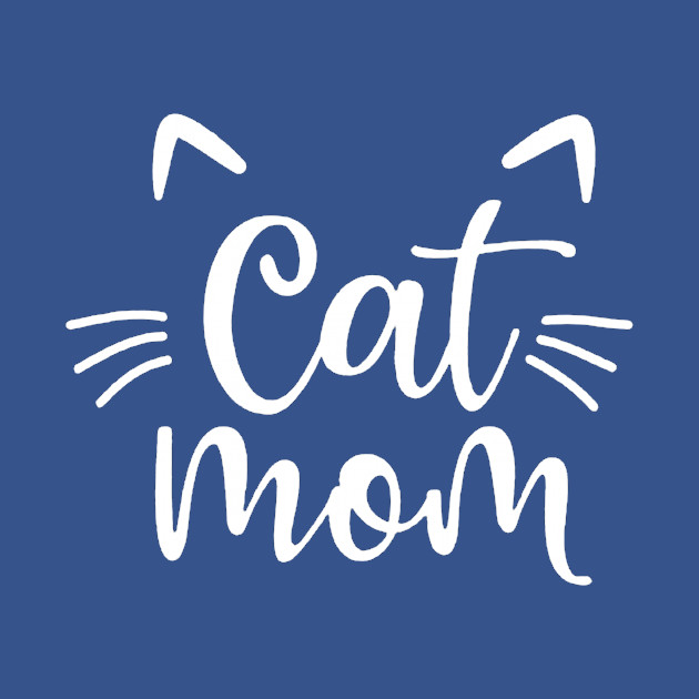 cat mom - Mom - T-Shirt