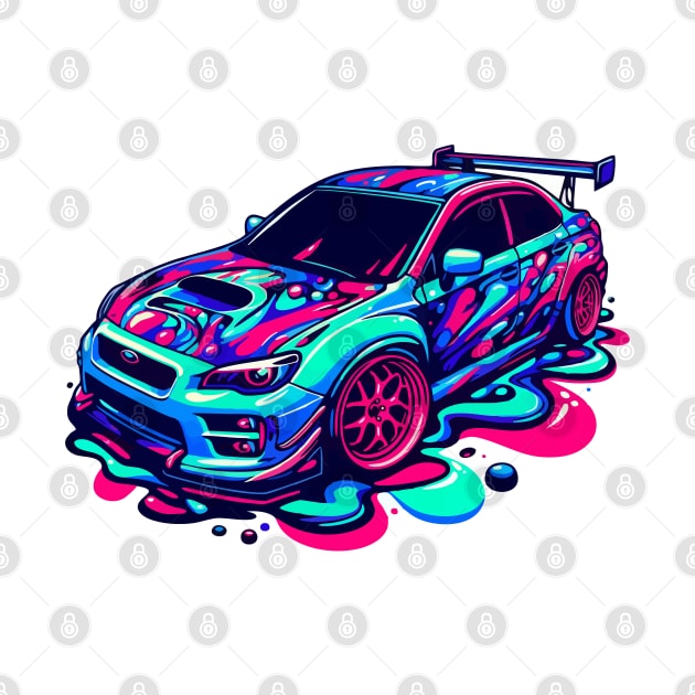 subaru sti by artoriaa