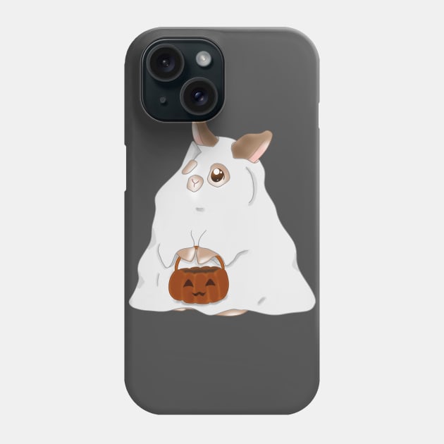 see trough rabbit ghost _ Bunniesmee Halloween Edition Phone Case by GambarGrace