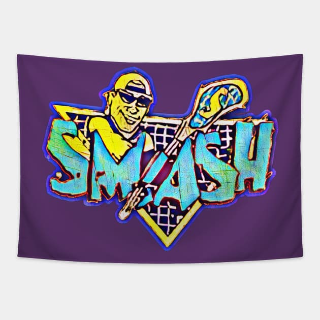 Syracuse Smash Lacrosse Tapestry by Kitta’s Shop