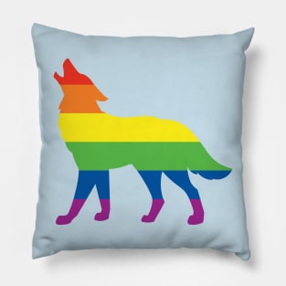 Pride Animals- Gay Wolf Pillow