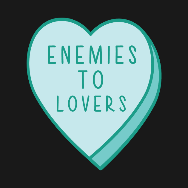 Enemies To Lovers Candy Heart Tropes Book Blue by SouQ-Art