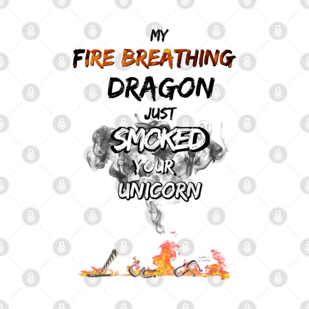 Fire Breathing Dragon with Image by SammysCreations