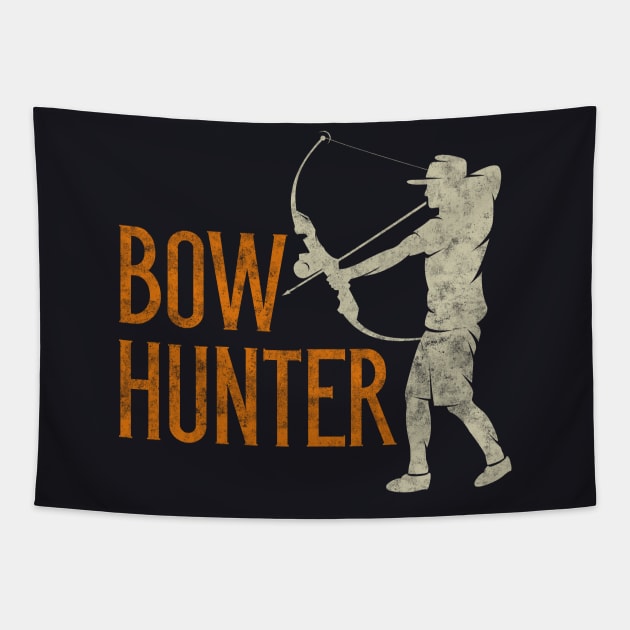 Bow Hunter Archer Bowman Tapestry by Foxxy Merch