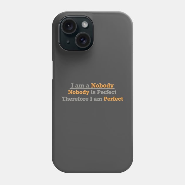 Nobody Phone Case by the Mad Artist