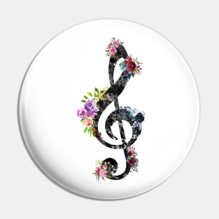 Treble Clef Pin