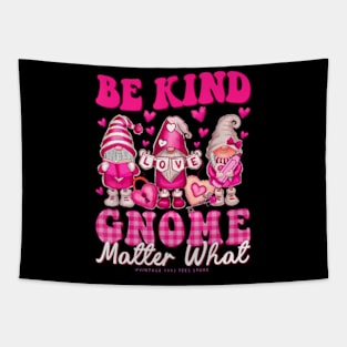 Gnomes Valentines Day Be Kind Gnome Matter What Gnomes Heart Tapestry