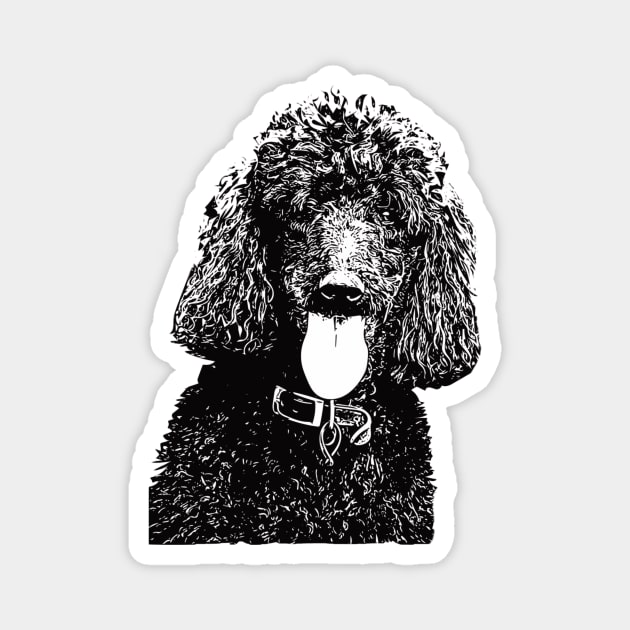 Standard Poodle Magnet by DoggyStyles