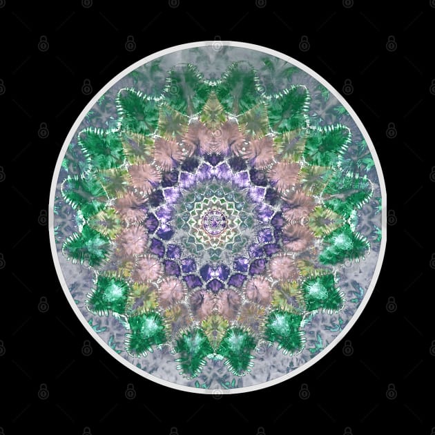 Mandala Tie Die Earth color hippie boho grateful dead head phish mother's day by Aurora X