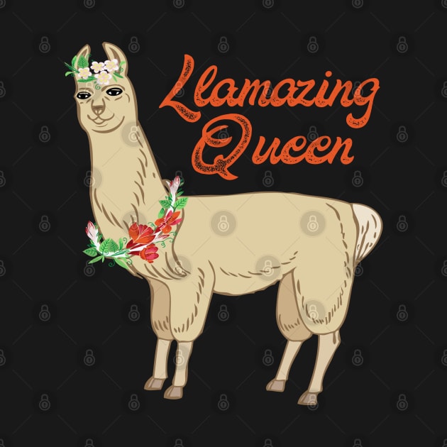 Llamazing Queen - Cute Llama by Animal Specials