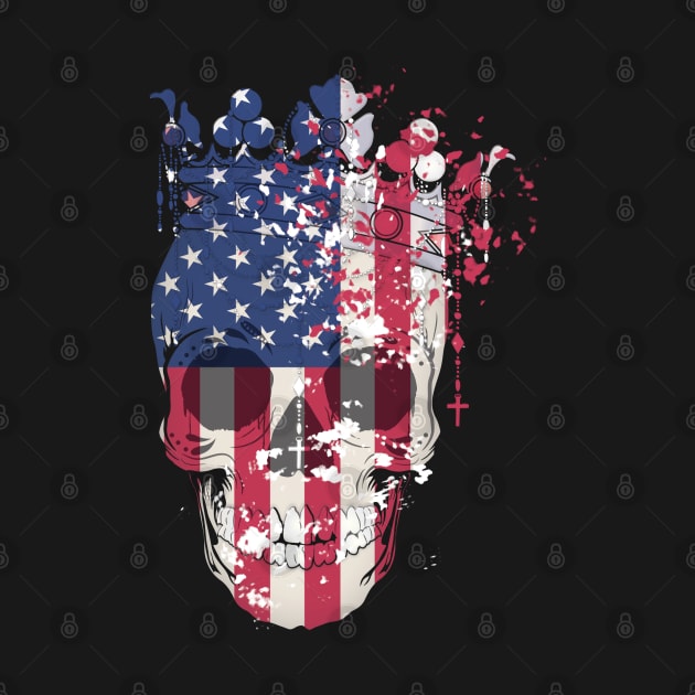 USA Skull by chelbi_mar