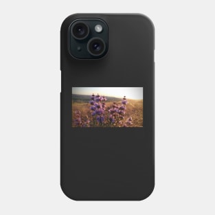 Purple Prairie Flower Sunset Phone Case