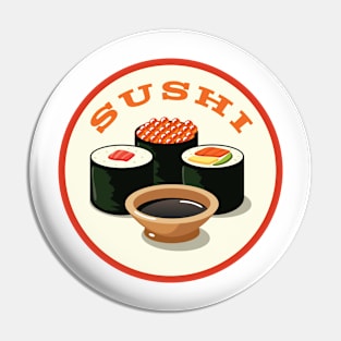 Cute kawaii sushi, sushi lovers Pin