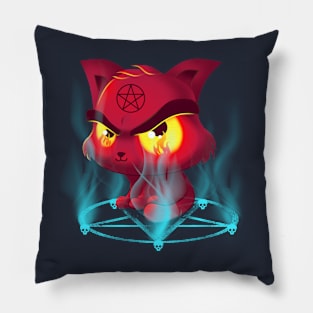 Devil's cat Pillow