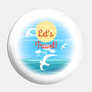 Travel theme Pin