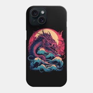 Japanese Sea Dragon Colorful Phone Case