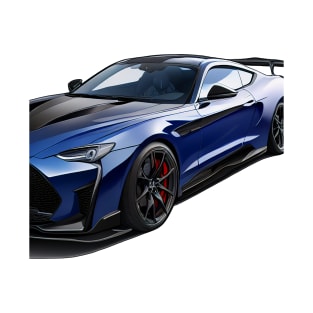 Dark Blue Sports Car Concept T-Shirt