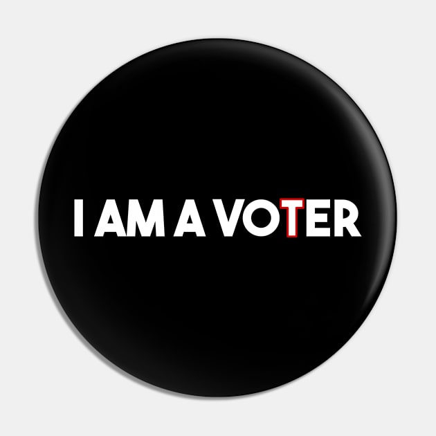 I Am A Voter Pin by lisalizarb