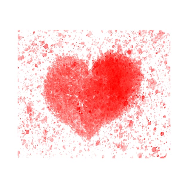 Valentine Red Heart Shape by Nalidsa