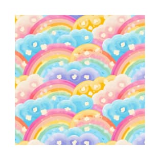 Cute Rainbows and Clouds T-Shirt